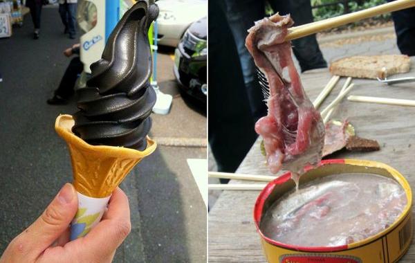 отвратительные деликатесы, жуткие блюда