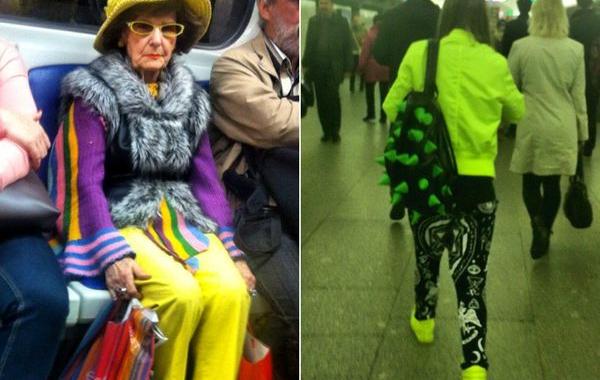 мода петербургского метро, мода метро, модники в транспорте, странные пассажиры метро 