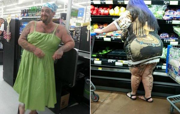 people of walmart, странные американцы, наряды посетителей американских супермаркетов