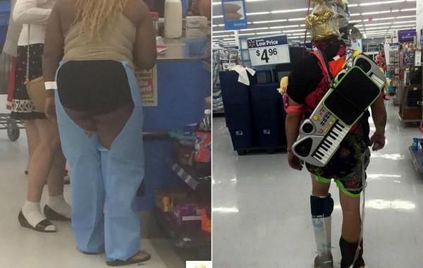 people of walmart, странные американцы, наряды посетителей американских супермаркетов