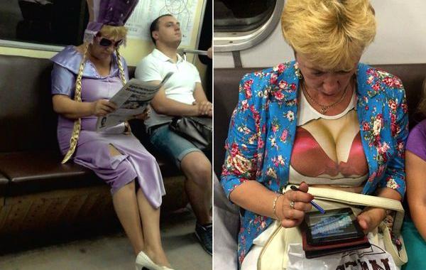 мода петербургского метро, мода метро, модники в транспорте, странные пассажиры метро 