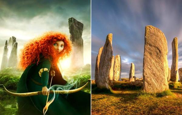 реальные места из мультиков диснея