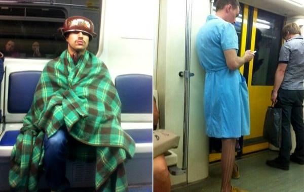 мода петербургского метро, мода метро, модники в транспорте, странные пассажиры метро 