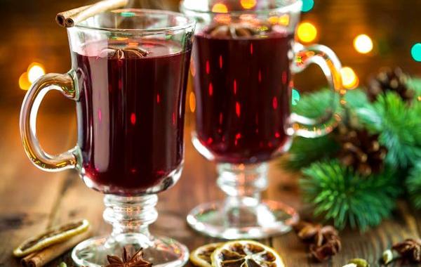 новогодние напитки, зимние напитки, согревающие коктейли