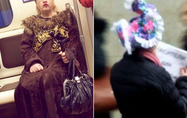 мода петербургского метро, мода метро, модники в транспорте, странные пассажиры метро 