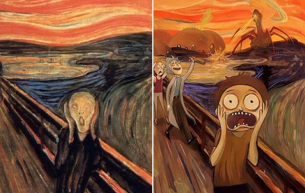 Художник заменил персонажей классических картин,  Lothlenan