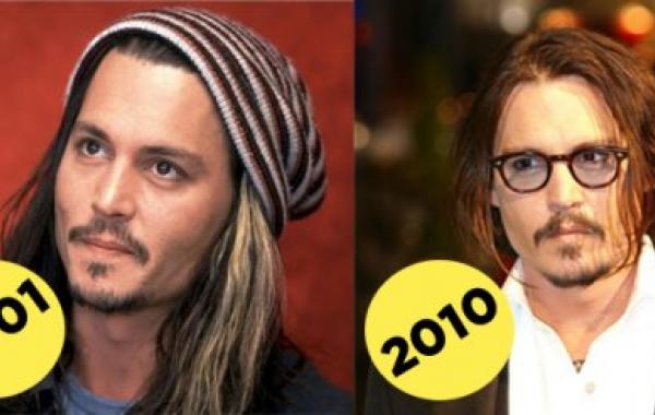 Джонни Депп до и после 2010
