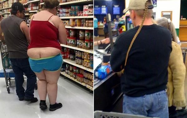 people of walmart, странные американцы, наряды посетителей американских супермаркетов
