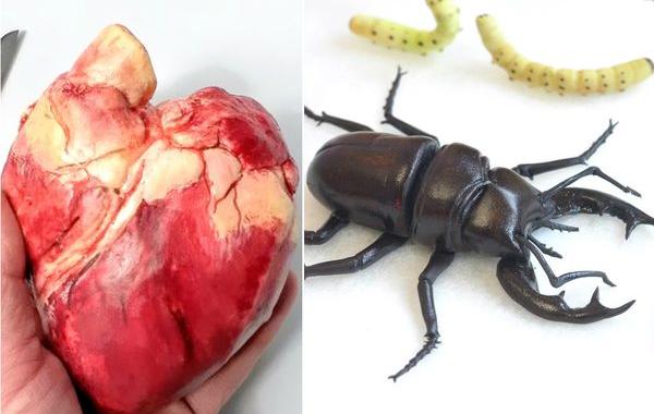 реалистичные торты, сердце из шоколада, Сара Харди, Sarah Hardy