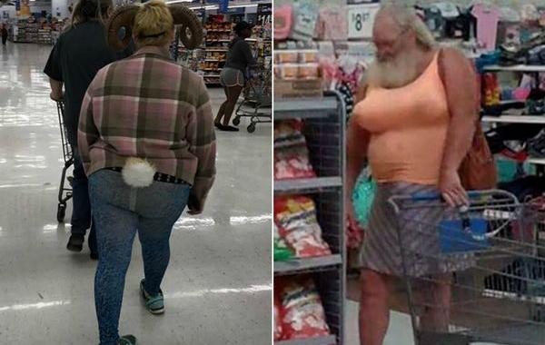 people of walmart, странные американцы, наряды посетителей американских супермаркетов