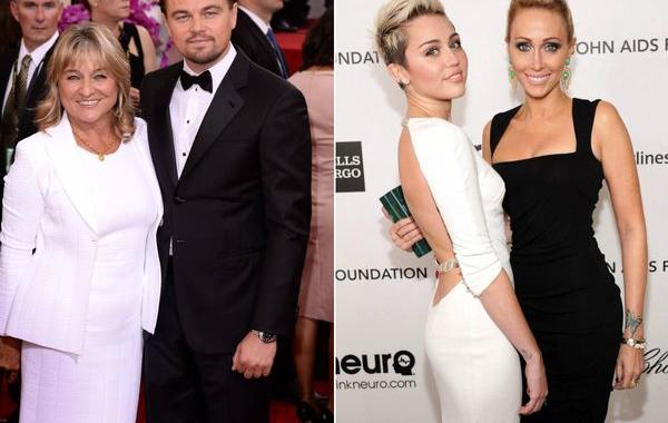 звёзды и их мамы, знаменитости с родителями