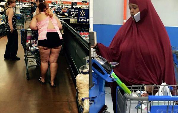 people of walmart, странные американцы, наряды посетителей американских супермаркетов