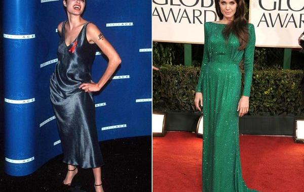 Как менялся стиль Анджелины Джоли, Анджелина Джоли тогда и сейчас