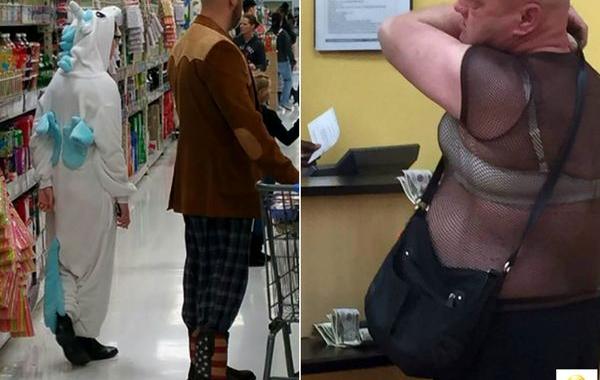 people of walmart, странные американцы, наряды посетителей американских супермаркетов