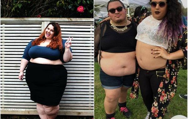 crop top fat, короткие топы на толстых, короткие топы плюс сайз