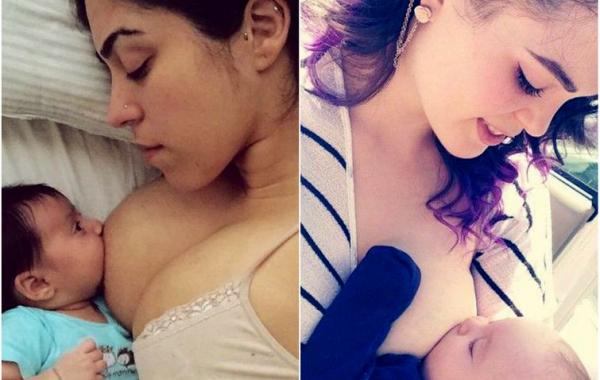 Brelfie, женщины кормят грудью, кормят грудью и выкладывают в Instagram