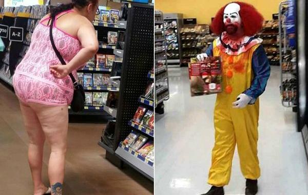 people of walmart, странные американцы, наряды посетителей американских супермаркетов