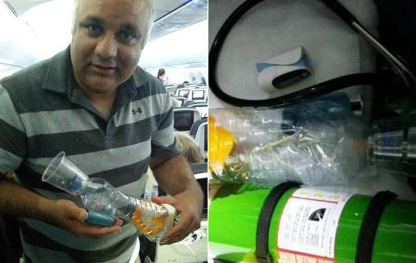 врач спас ребенка с астмой в самолете, врач сделал ингалятор из бутылки и стаканчика