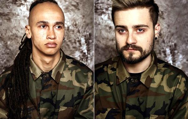 Beata Tiskevic-Hasanova and Neringa Rekasiute, литва возобновила службу в армии, обязательная служба в армии литва, портреты парней призывников литовской армии