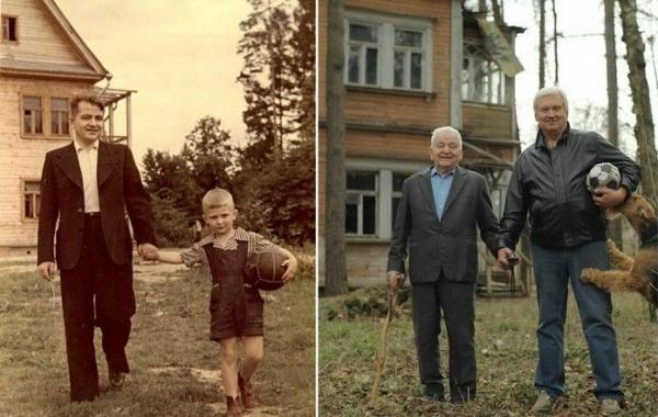 фотографии людей тогда и сейчас, фото отношения прошли испытание временем