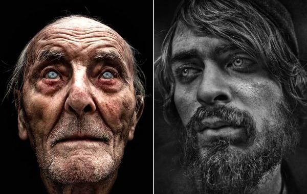 бездомные, портреты бездомных, Ли Джеффрис, Lee Jeffries
