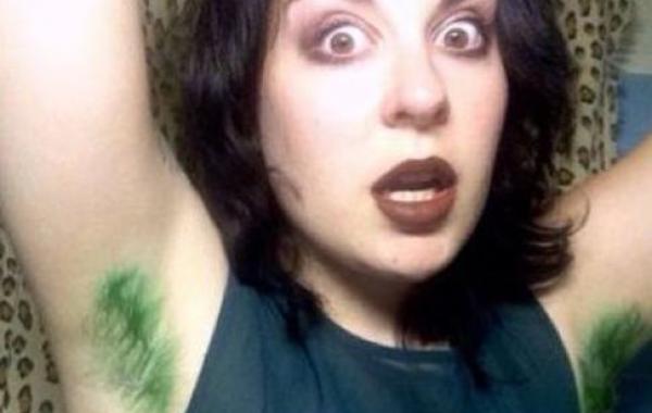 #Dyedpits, ladypithair, разноцветные подмышки, девушки красят волосы подмышками