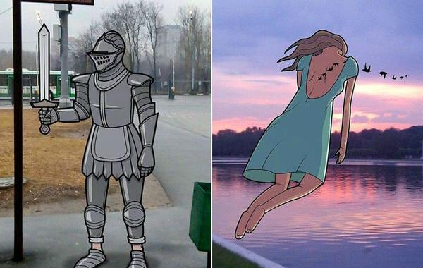 иллюстратор Gudim, российский иллюстраор дополняющий реальность