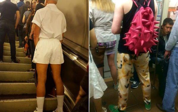мода петербургского метро, мода метро, модники в транспорте, странные пассажиры метро 
