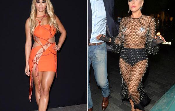 голые платья знаменитостей, откровенные платья звёзд 2016