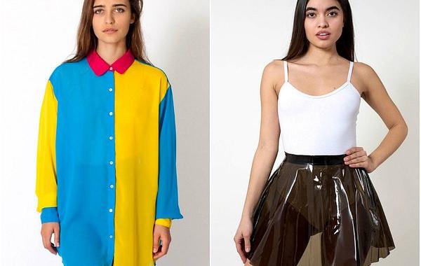 Нелепые и смешные вещи, вещи из интернет-магазина American Apparel