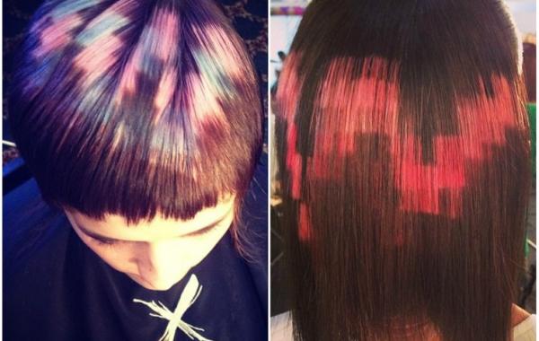 Pixelated Hair, #xpresionpixel, 8-битные волосы, пиксельные волосы