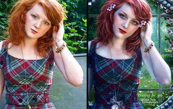 до и после фотошопа, красивый фотошоп