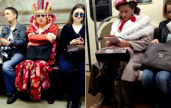 мода петербургского метро, мода метро, модники в транспорте, странные пассажиры метро 