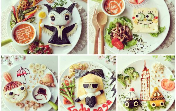 Композиции, картины из детских завтраков Саманта Ли Lee Samantha