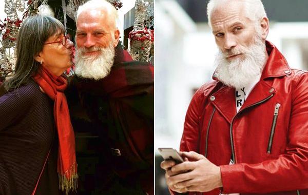 модный бородатый Санта,  Пол Мейсон,  Paul Mason